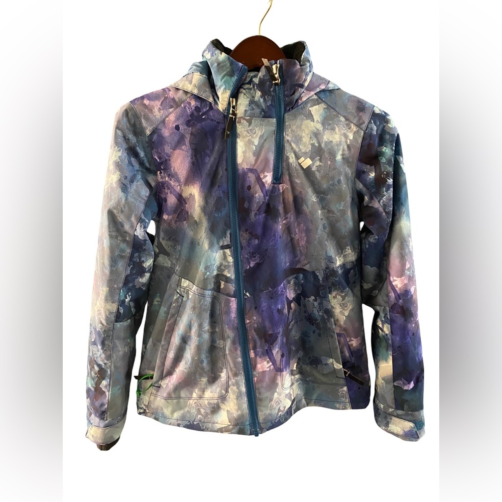 Obermeyer Girls Taja Print Winter Ski Jacket Size Large 14-16